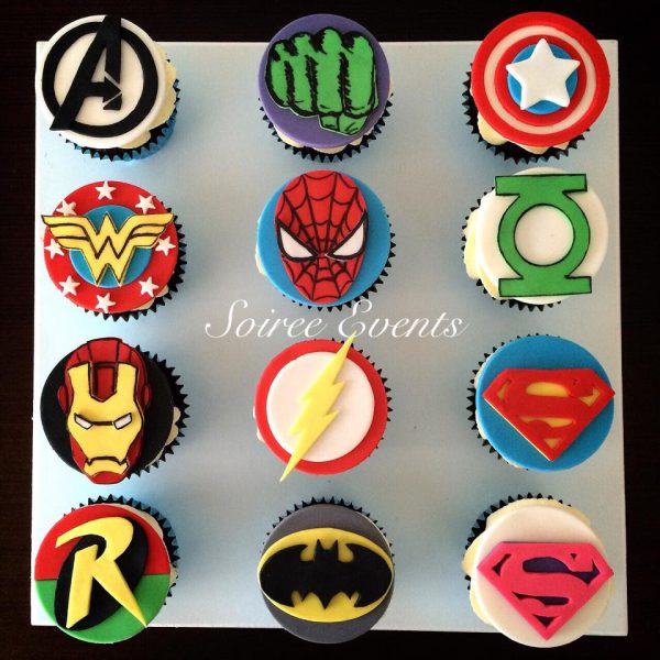 Super Hero Cupcake Set