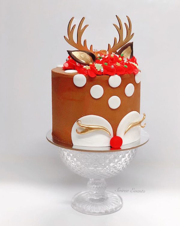 Buttercream Rudolph Cake - Image 2